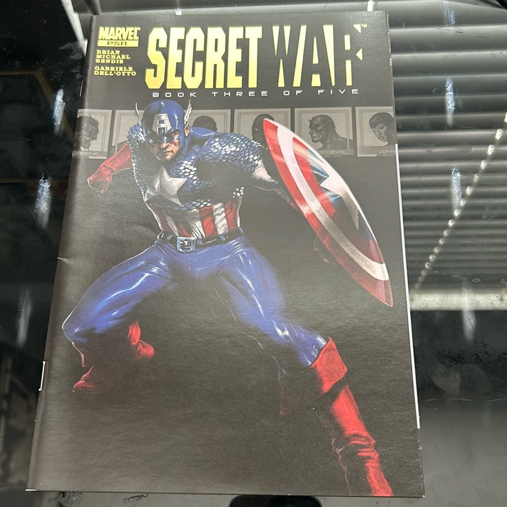 - Secret War #3 Captain America Gabriel Dell'Otto Cover Marvel Comics 2004